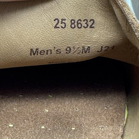 Johnston & Murphy Bower Mens Size 9.5M Shoes Brown Leather Slip On  Boat Shoes